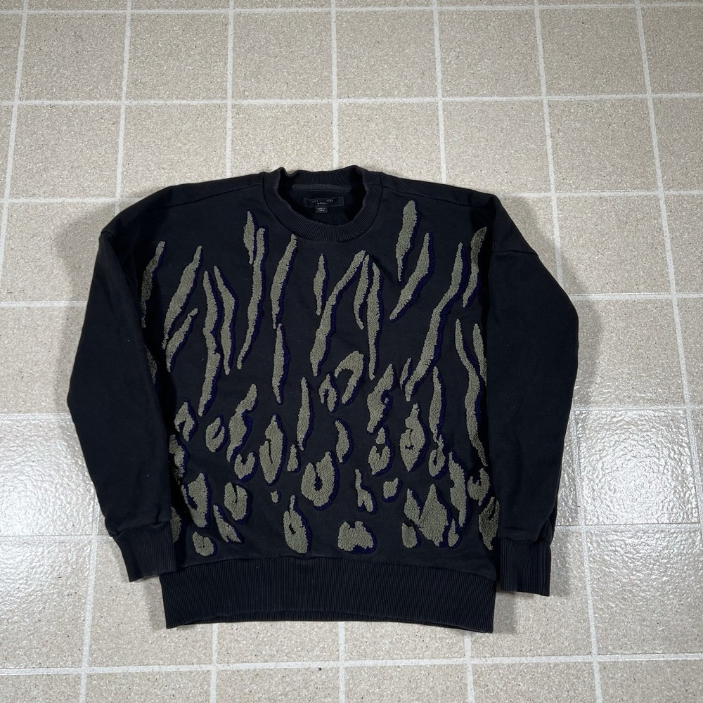 ALLSAINTS Women's XS Embroidered Scar Sweat Sweater